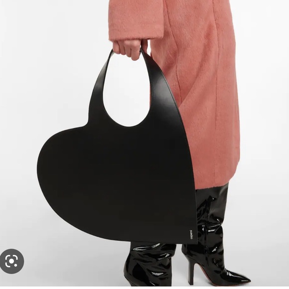Coperni Handbags - Coperni Heart bag in black leather
